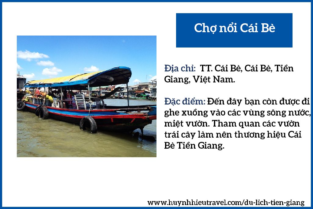 Chợ nổi Cái Bè Tiền Giang