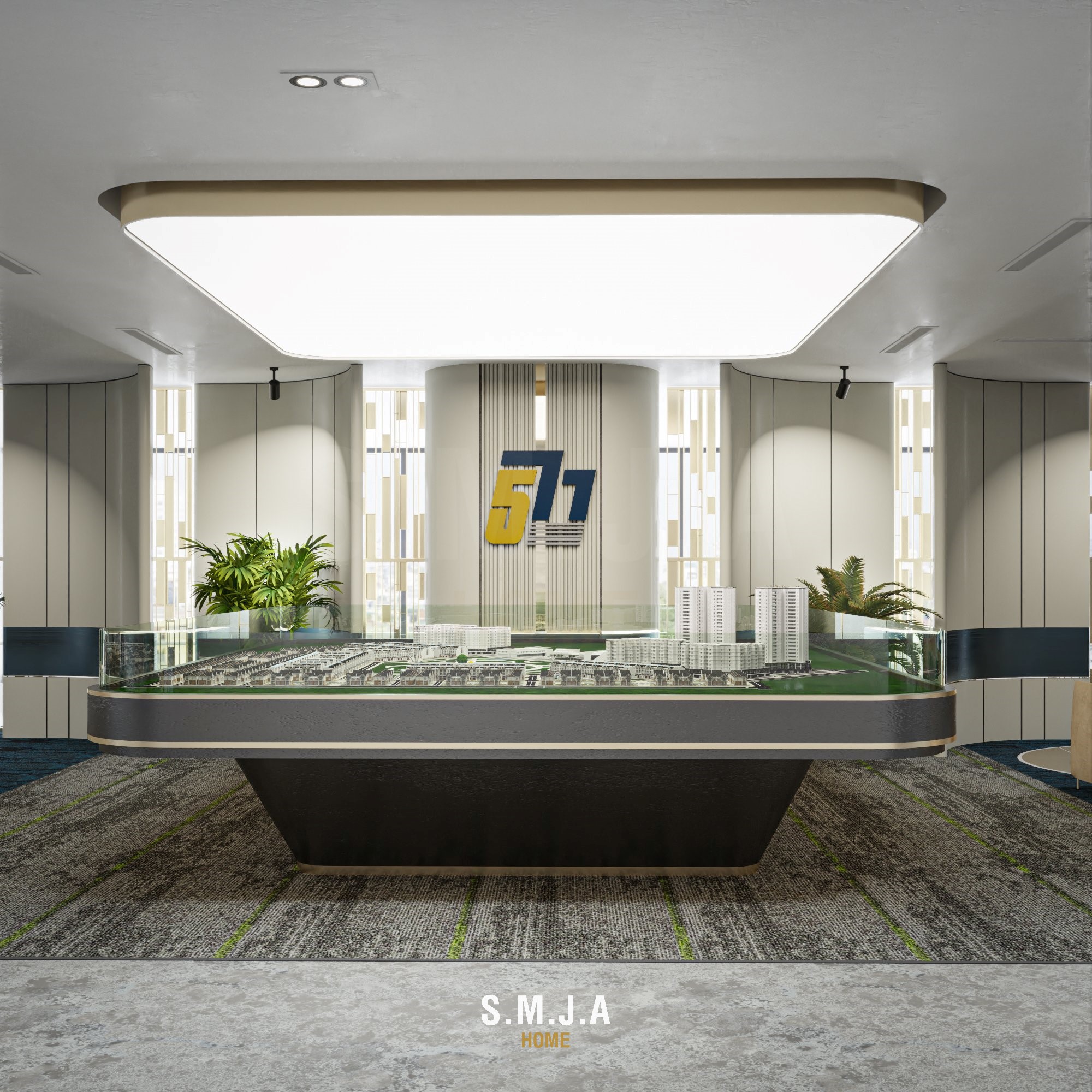 Mặt tiền tòa nhà CII Tower thiết kế hiện đại