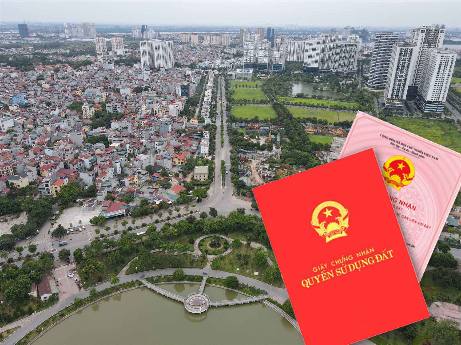 Sổ đỏ và bản đồ hành chính