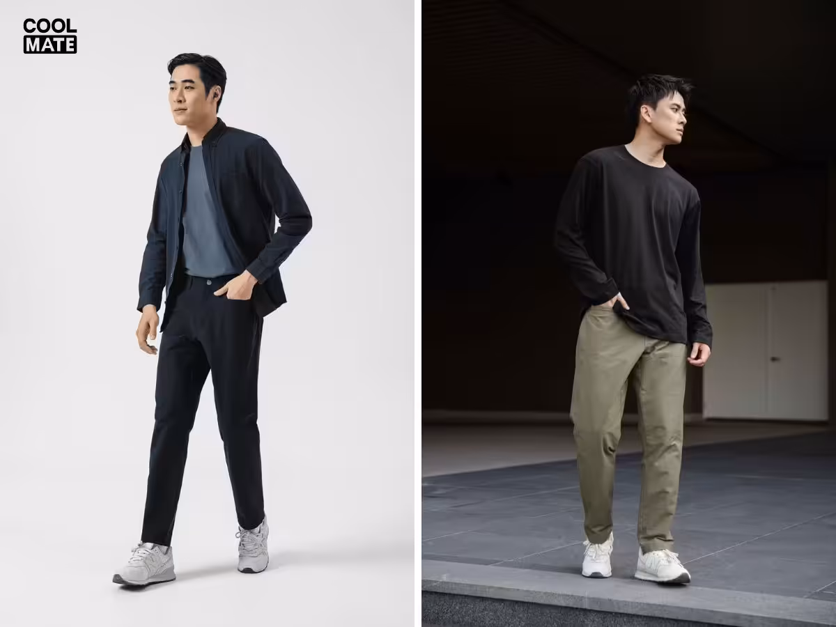 Quần kaki phù hợp môi trường công sở mùa lạnh