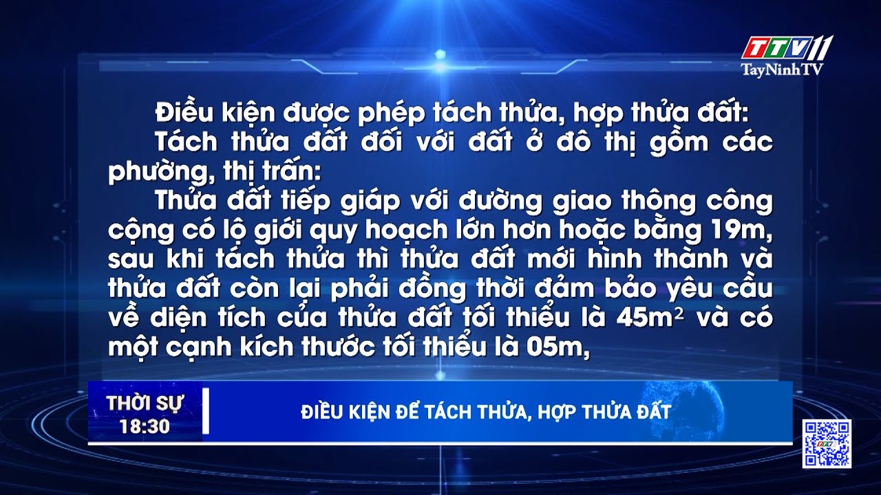 Kiểm tra điều kiện tách thửa