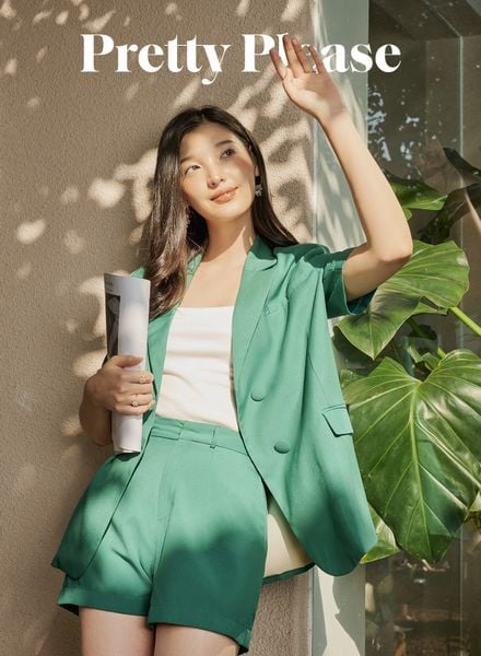 Blazer phối quần short