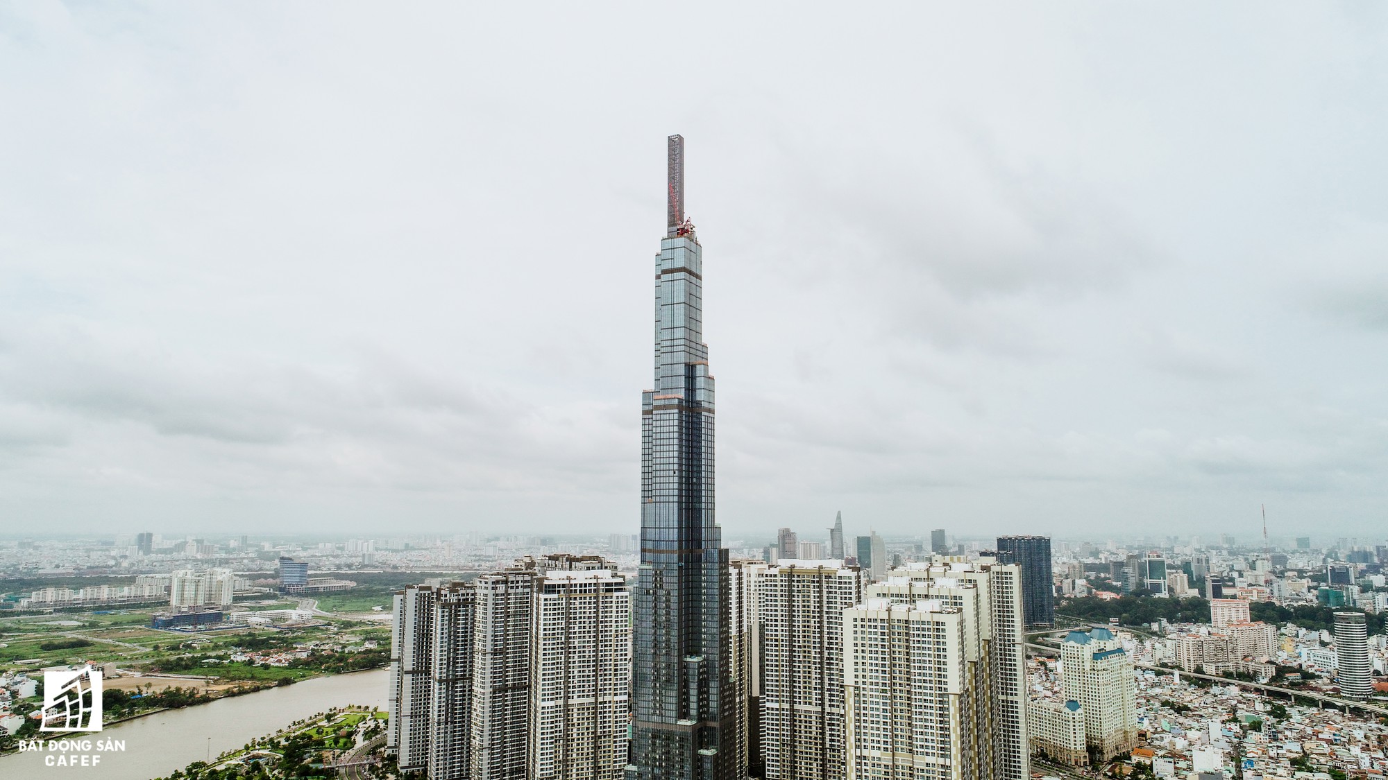 Toàn cảnh Công viên Landmark 81 từ trên cao