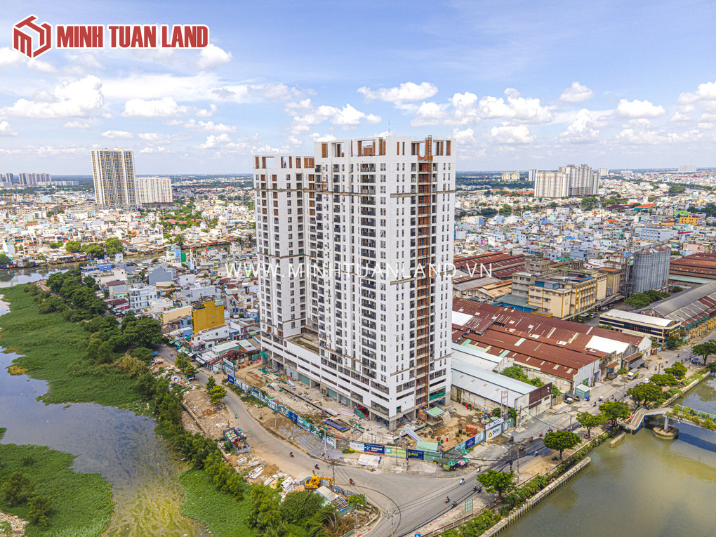 Khu tây TP.HCM nhìn từ trên cao