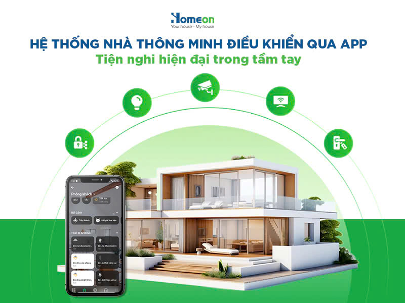 Hệ thống điều khiển thông minh qua ứng dụng di động