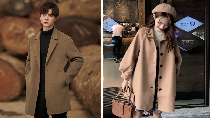 Chọn trang phục ấm áp như áo khoác dáng dài, blazer hoặc đầm vải dạ