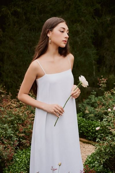 Đầm suông nhẹ nhàng phù hợp cho chuyến đi Sapa mùa hè