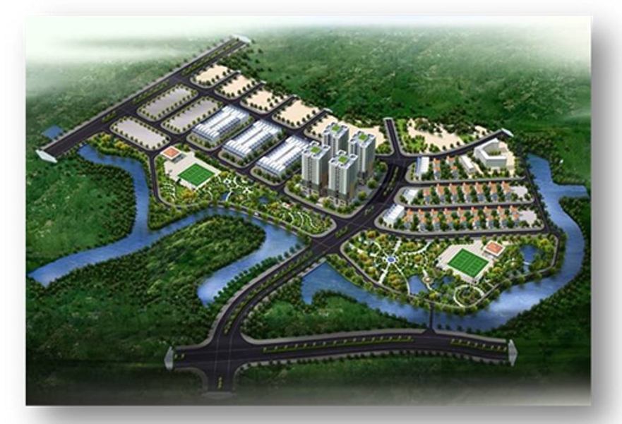 Khu đô thị xanh nhìn từ trên cao