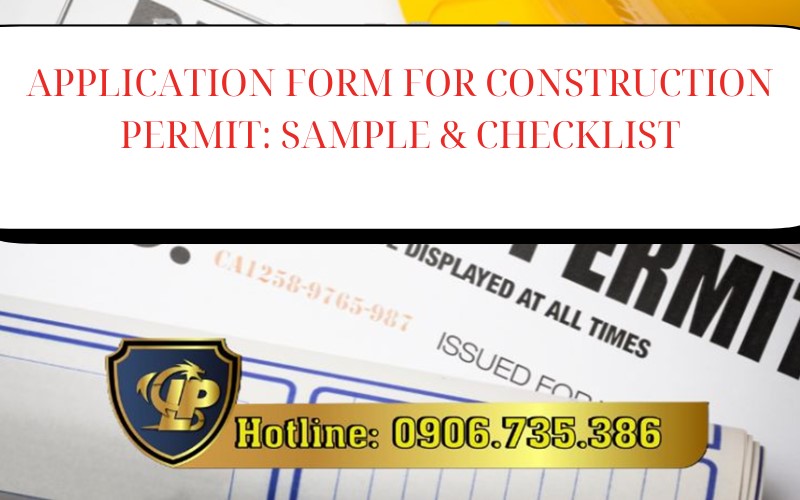 Hồ sơ xin giấy phép xây dựng với bản vẽ thiết kế và các giấy tờ pháp lý
