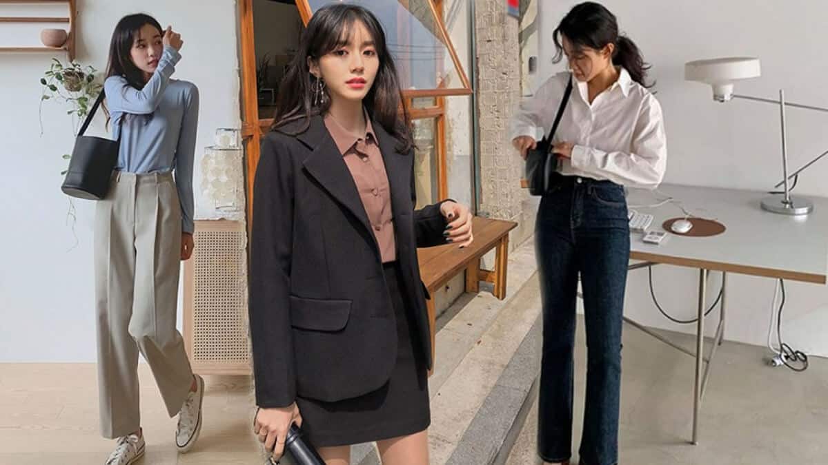 Phối đồ công sở hiện đại với quần culottes và gile vest