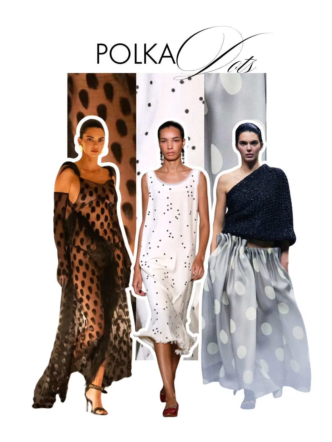 Schiaparelli, Tory Burch và Khaite tái định hình họa tiết chấm bi truyền thống trên sàn diễn Hè 2026