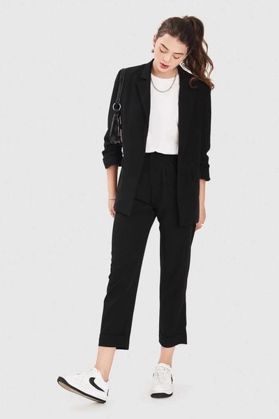 Blazer phối quần baggy