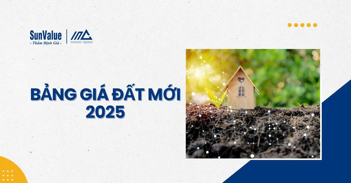 Bảng giá đất mới