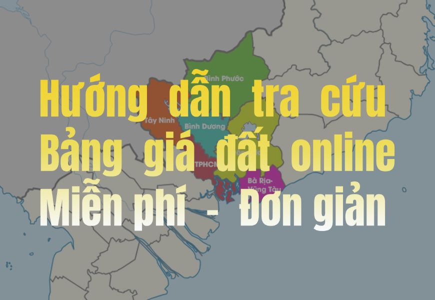 Tra cứu bảng giá đất
