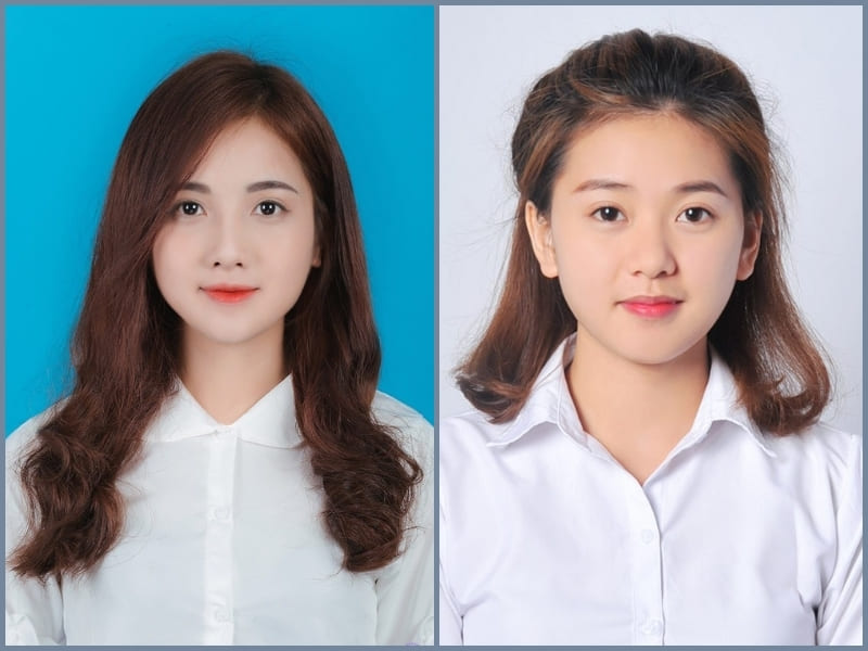 Mặc áo có cổ rõ ràng khi chụp hộ chiếu