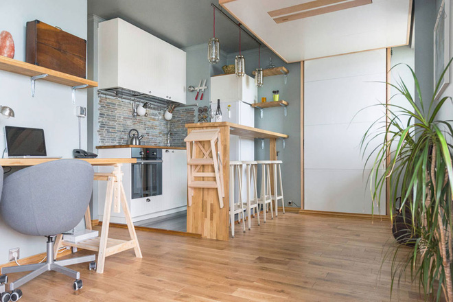 Bố trí căn hộ nhỏ hợp lý