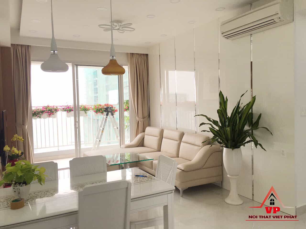 Phòng khách căn hộ nhỏ