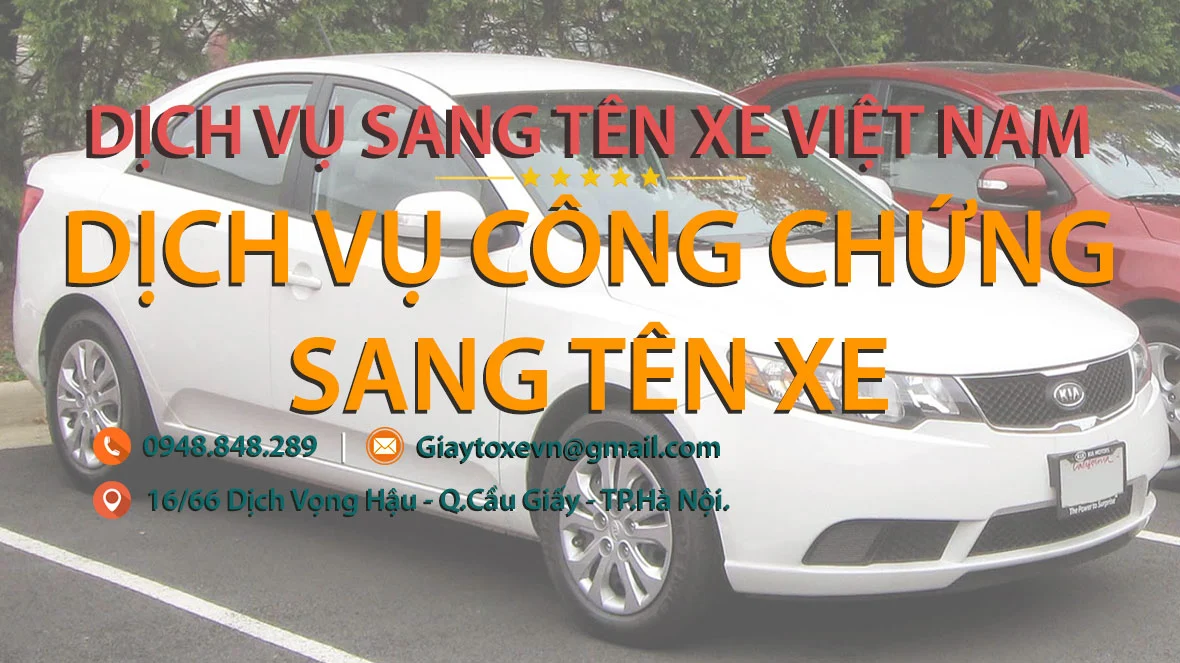 Công chứng sang tên nhà
