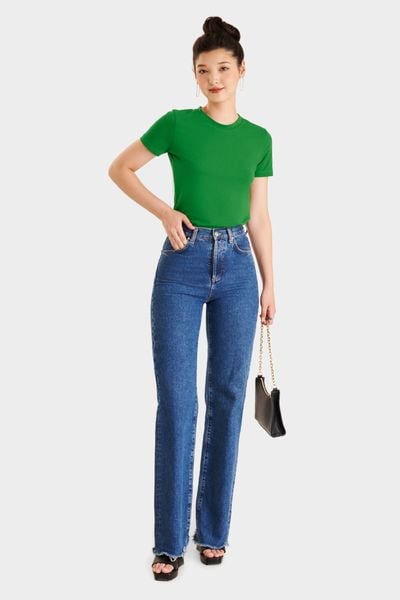Hình ảnh áo thun co giãn bốn chiều basic