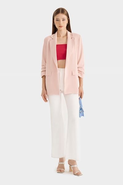 Blazer phối quần tây công sở