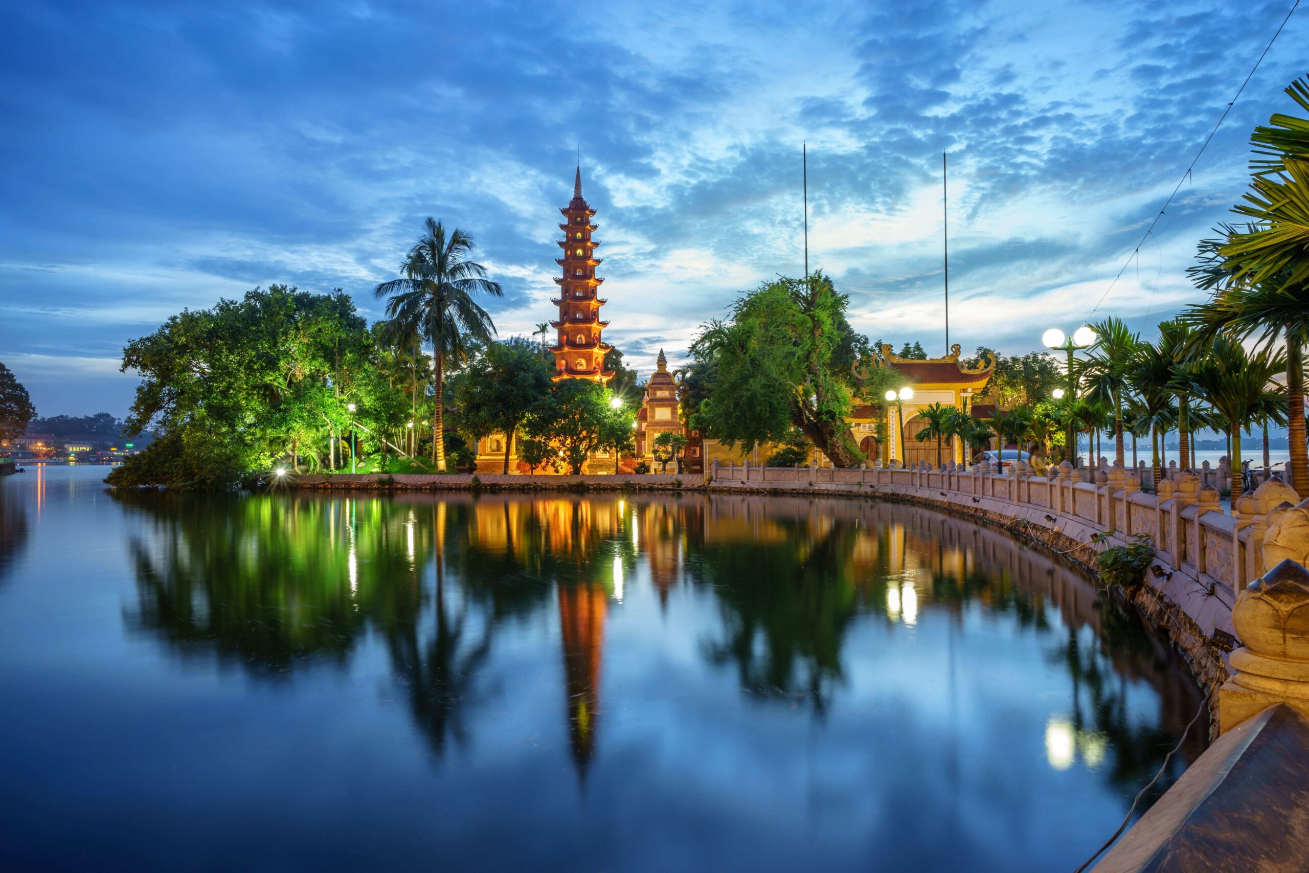 Toàn cảnh Hà Nội buổi chiều