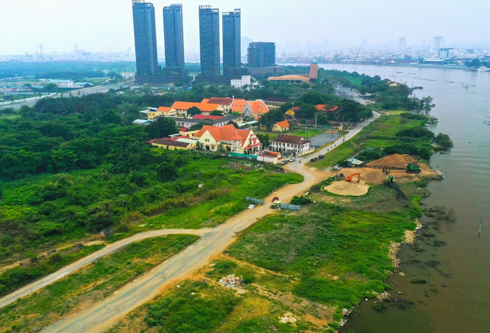 Khu đô thị ven sông tại Thủ Thiêm