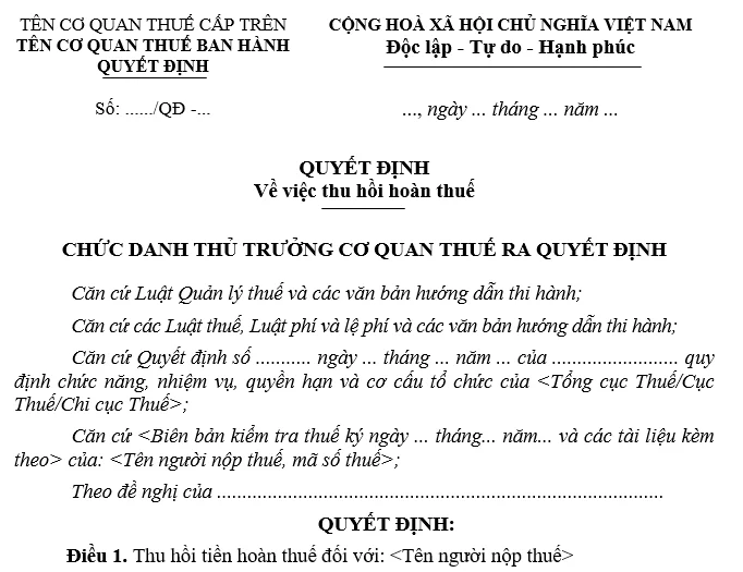 Quyết định thuê phòng