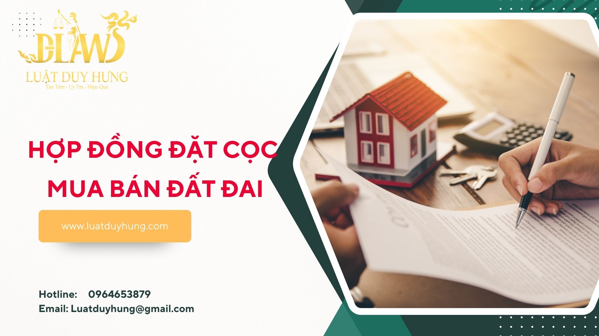 Đặt cọc giao dịch nhà đất
