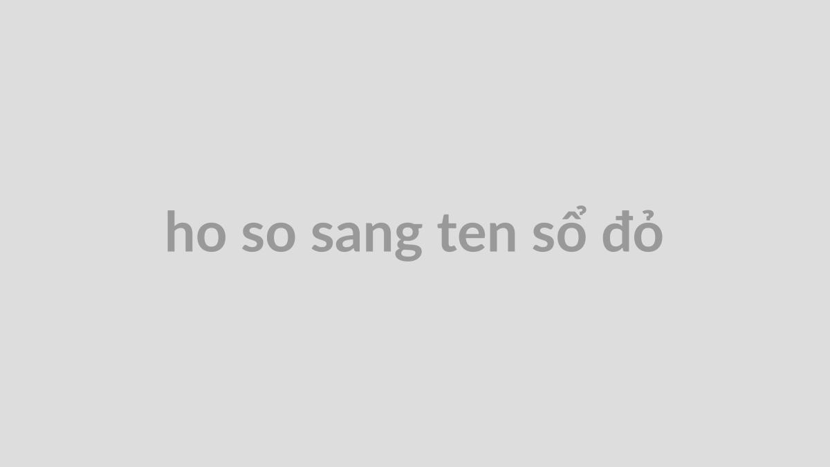 Nộp hồ sơ sang tên sổ đỏ