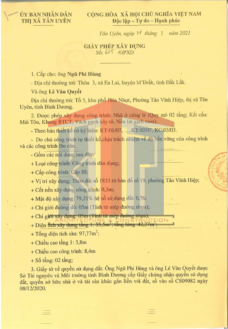 Hồ sơ xây dựng dự án