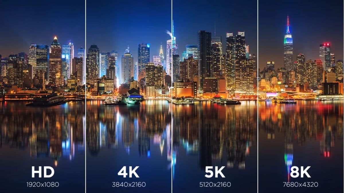 Màn hình 8K sắc nét