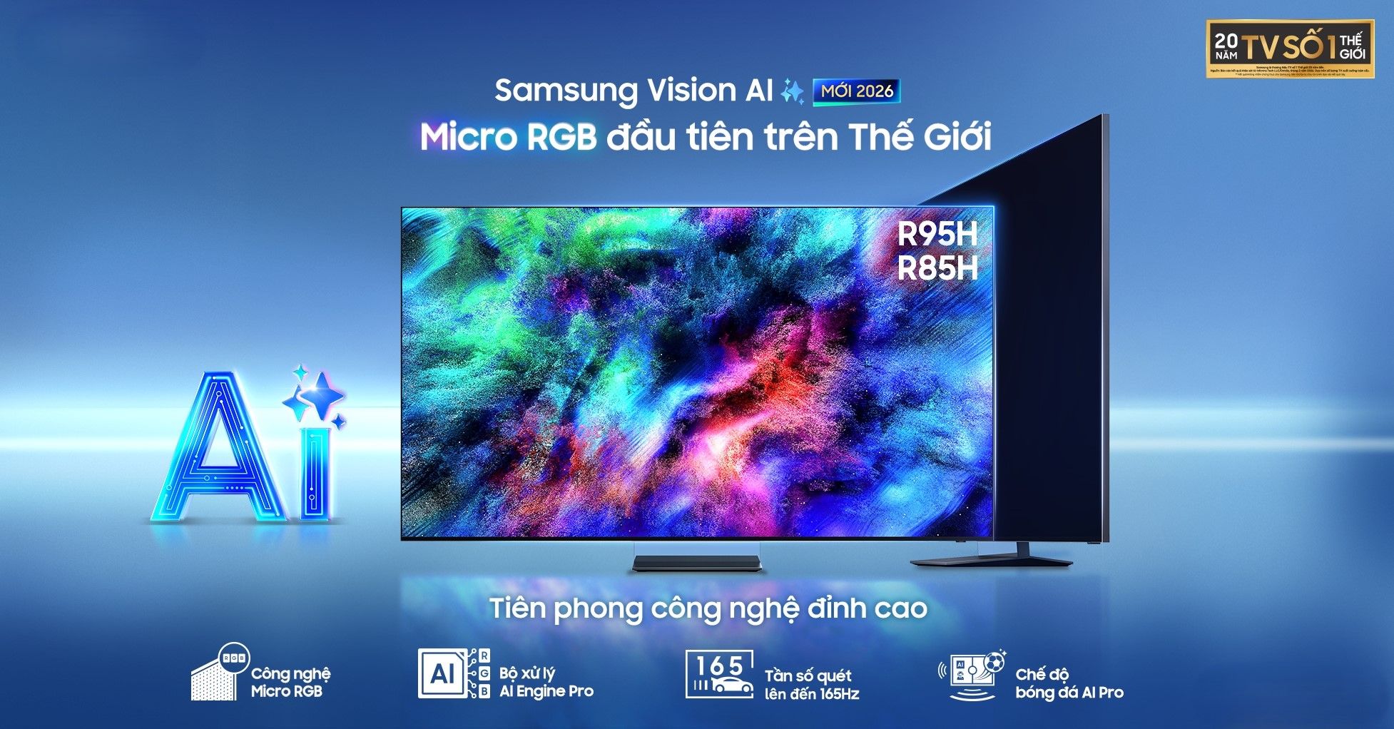 Samsung AI TV với danh mục đa dạng