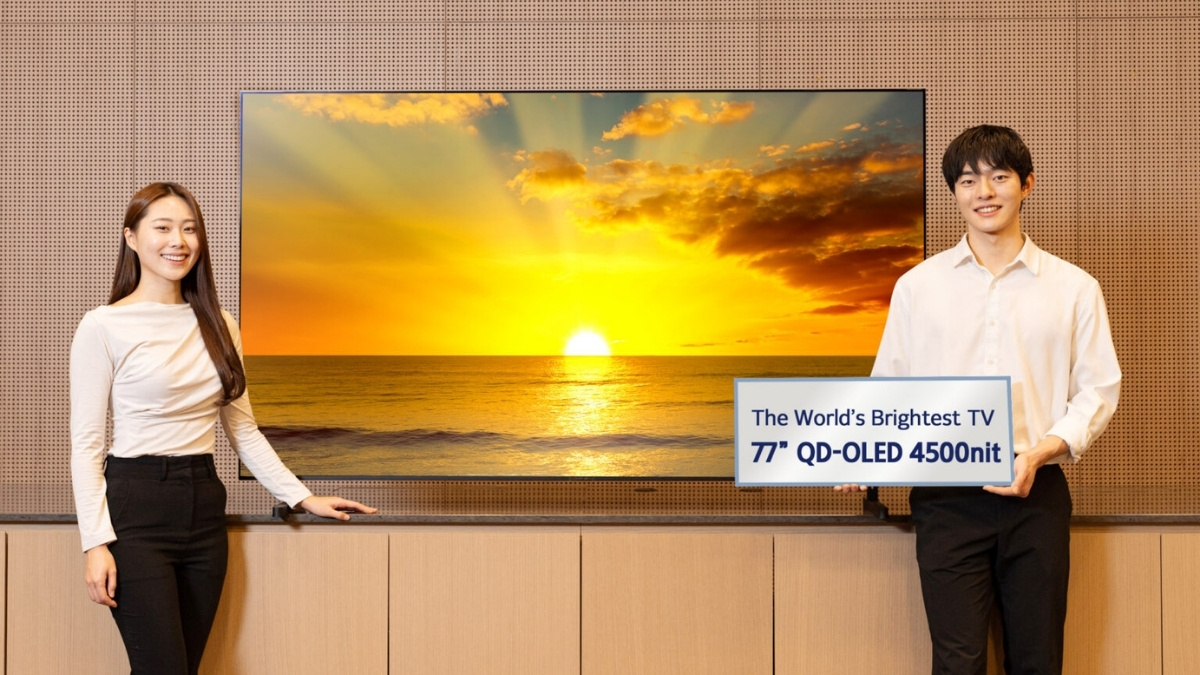 TV Samsung QD-OLED 77 inch tại CES 2026