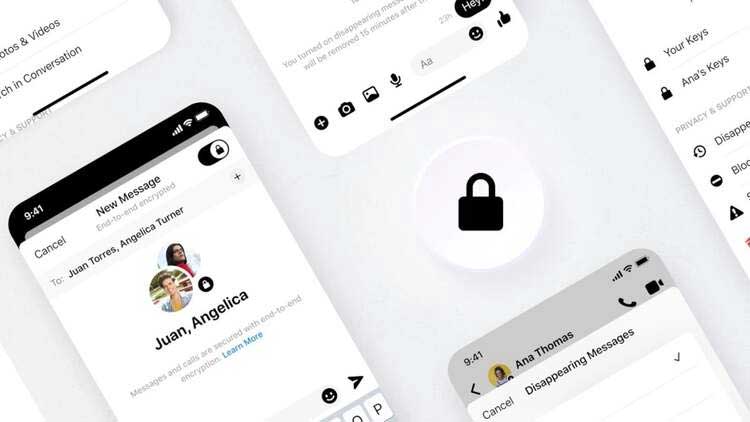 Giao diện tin nhắn RCS với biểu tượng mã hóa đầu cuối