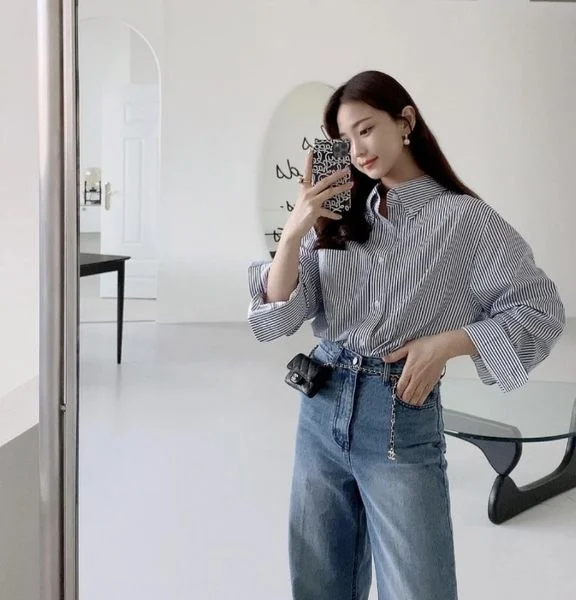 Hướng dẫn cách phối đồ với áo sơ mi caro nữ cực chất