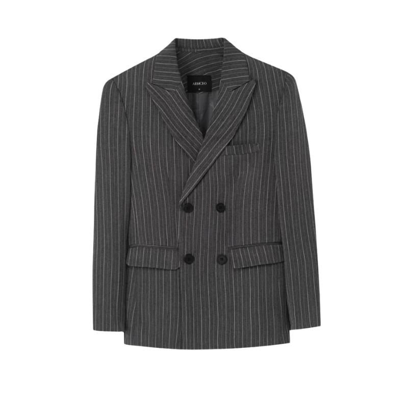 Áo blazer kẻ sọc unisex ARMCEO