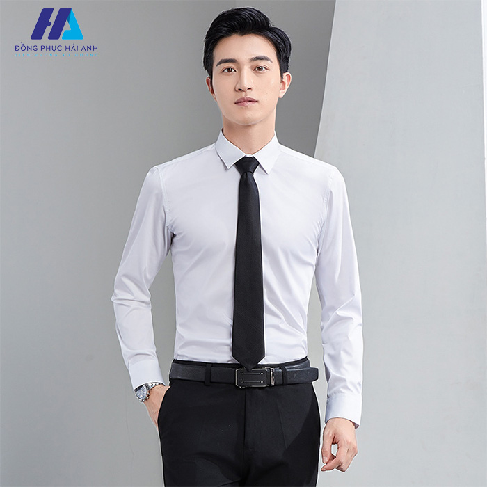Áo sơ mi công sở nam có thiết kế thanh lịch, sang trọng