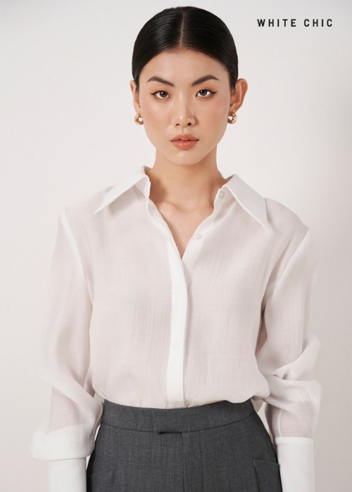 Áo sơ mi công sở nữ