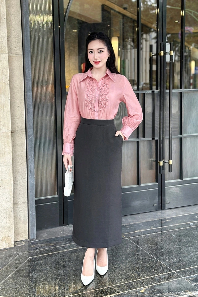 Chân váy bút chì công sở tinh gọn