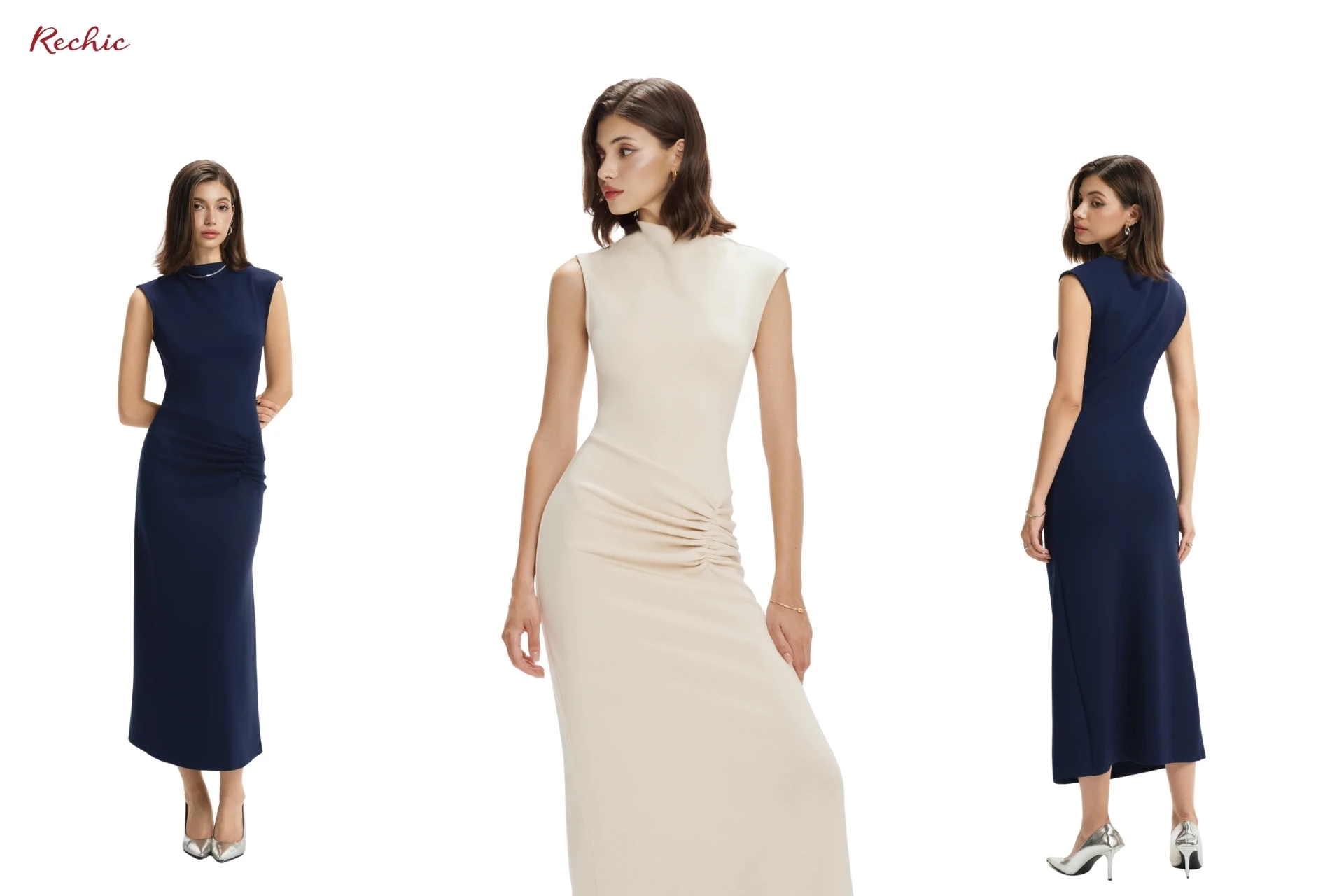 Đầm công sở đẹp sang trọng kiểu bodycon dành cho nữ đi làm
