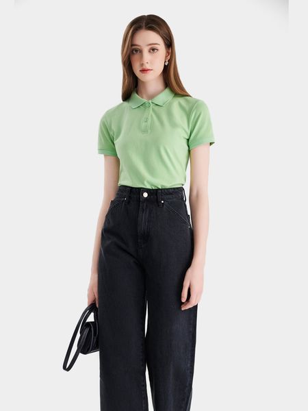 Áo thun basic màu xanh