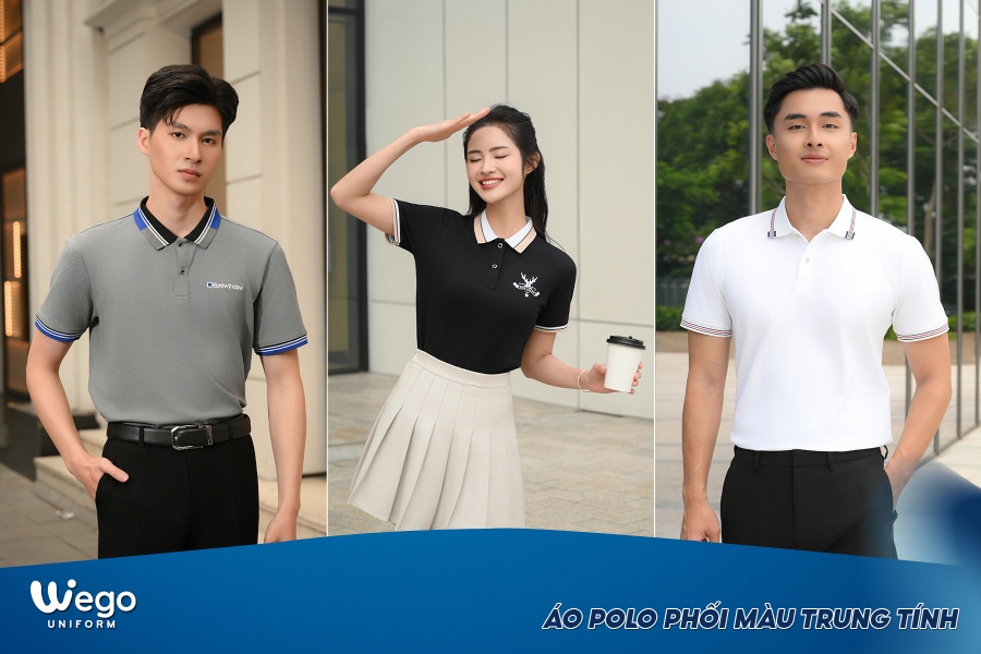 Đồng phục theo thiết kế và chất liệu sẽ cho cảm nhận màu sắc khác nhau trong thực tế