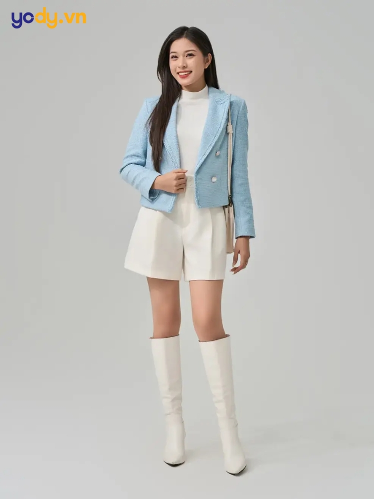 Áo vest dạ nữ quyến rũ trong buổi hẹn hò
