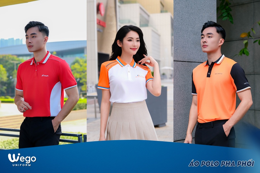 Đồng phục văn phòng với gam màu hài hòa giúp tăng thiện cảm nơi khách hàng
