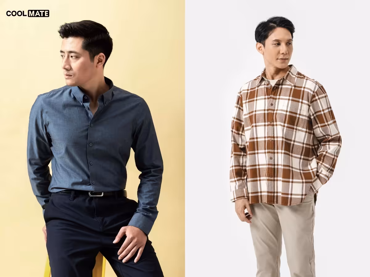 Chất liệu và thiết kế sơ mi ảnh hưởng đến sự thoải mái khi mặc