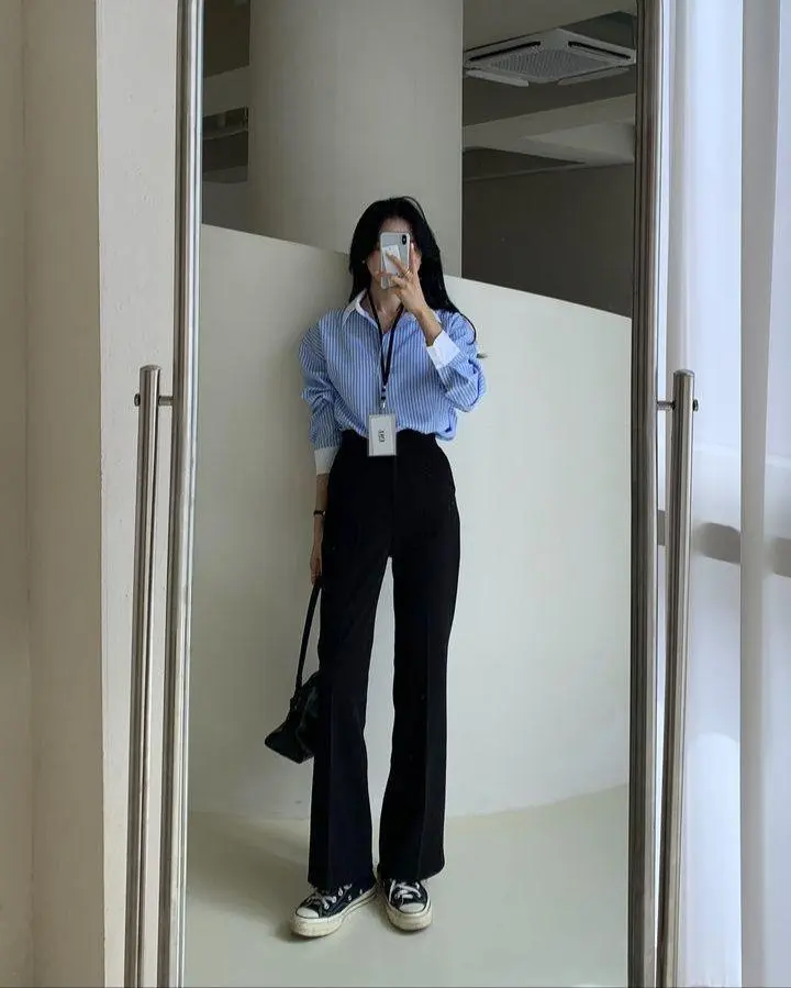 Áo sơ mi và quần suông