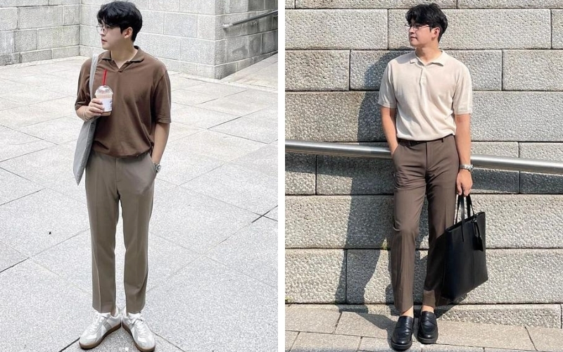 Áo polo là lựa chọn hoàn hảo để thay thế áo sơ mi để giảm bớt phần cứng nhắc nhưng vẫn rất lịch thiệp