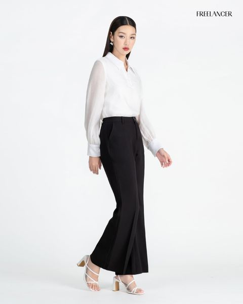 Thiết kế quần tây ống loe tôn dáng