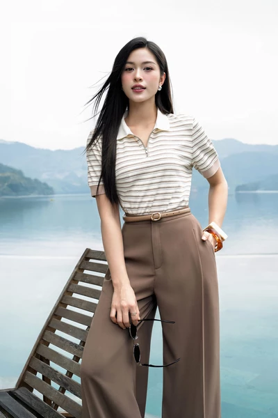 Áo polo dáng gọn thanh lịch