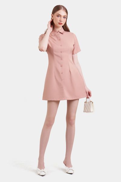 Những mẫu đầm sơ mi đẹp với phom dáng đa dạng